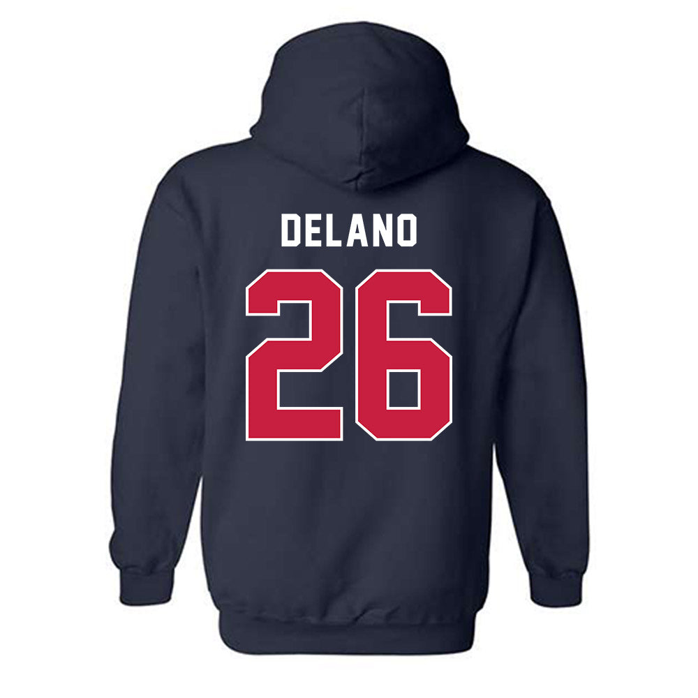 South Alabama - NCAA Baseball : Matthew DeLano - Classic Fashion Shersey Hooded Sweatshirt-1