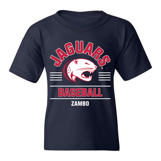 South Alabama - NCAA Baseball : Mason Zambo - Classic Fashion Shersey Youth T-Shirt