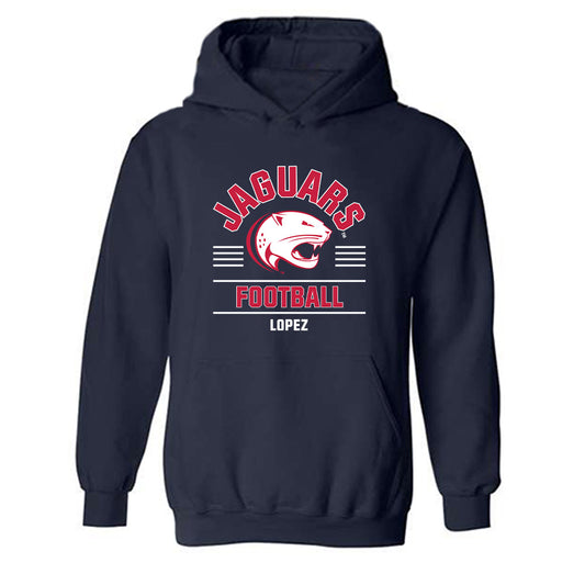 South Alabama - NCAA Football : Gio Lopez - Classic Fashion Shersey Hooded Sweatshirt