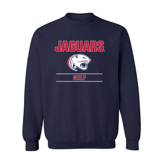 South Alabama - NCAA Men's Golf : Eli Mitchell - Classic Fashion Shersey Crewneck Sweatshirt-0