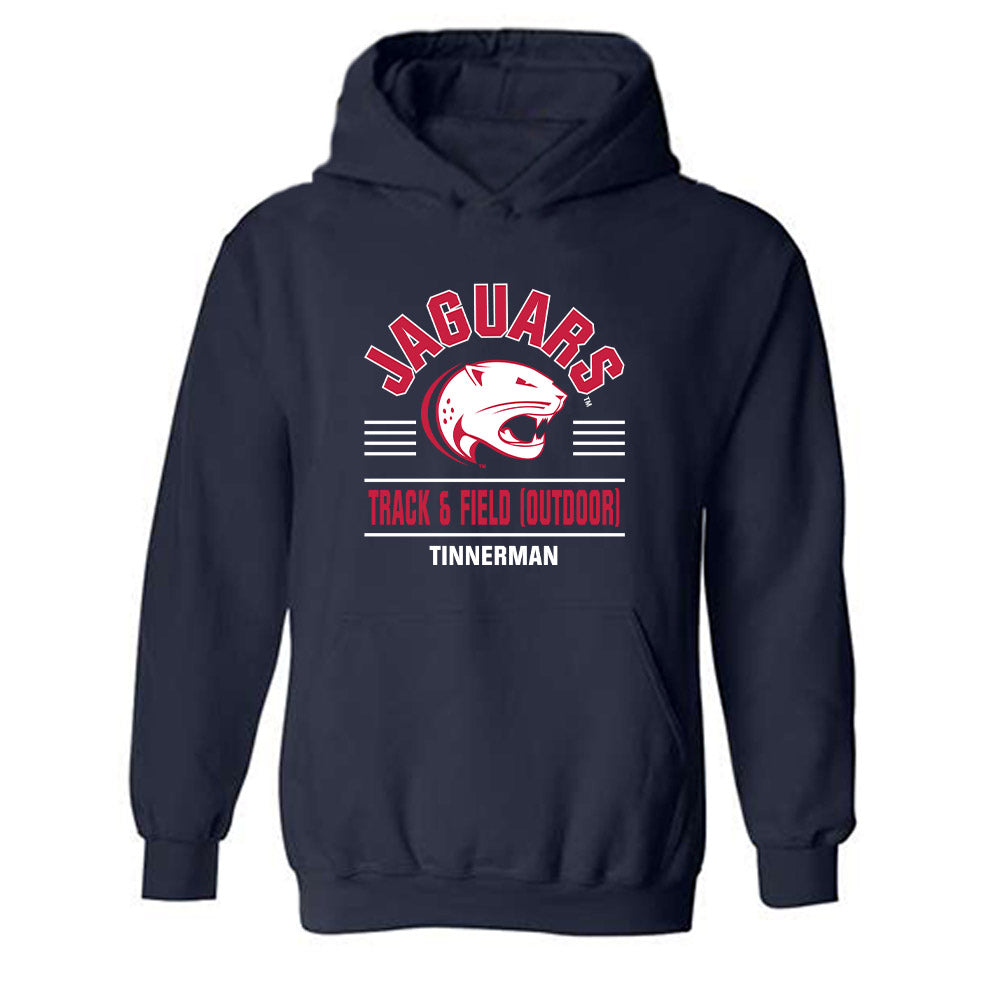 South Alabama - NCAA Men's Track & Field : Carter Tinnerman - Classic Fashion Shersey Hooded Sweatshirt