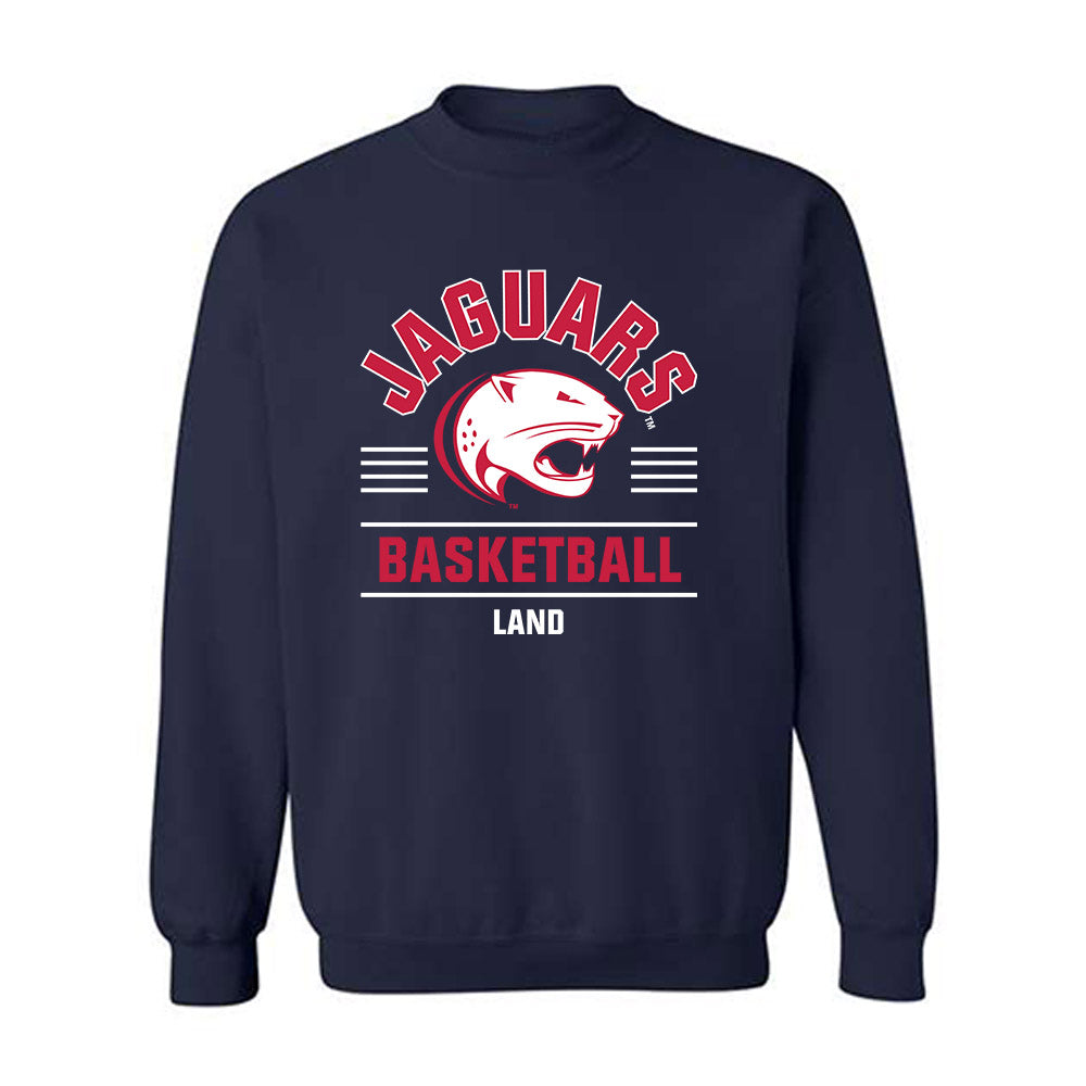 South Alabama - NCAA Men's Basketball : Maxwell Land - Classic Fashion Shersey Crewneck Sweatshirt