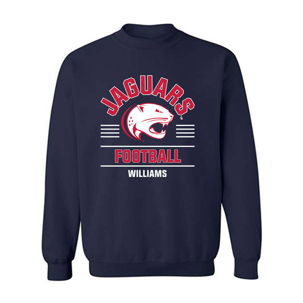 South Alabama - NCAA Football : Jordan Williams - Classic Fashion Shersey Crewneck Sweatshirt