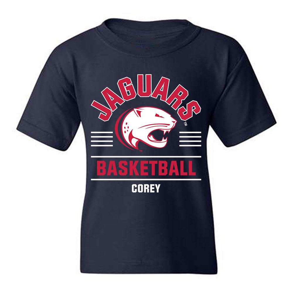 South Alabama - NCAA Men's Basketball : Myles Corey - Classic Fashion Shersey Youth T-Shirt-0