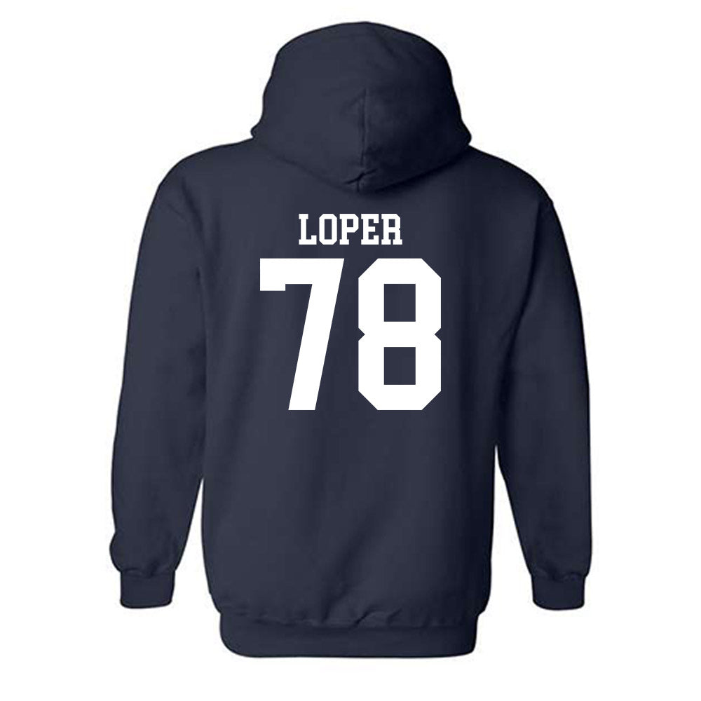 South Alabama - NCAA Football : Samuel Loper - Classic Shersey Hooded Sweatshirt-1