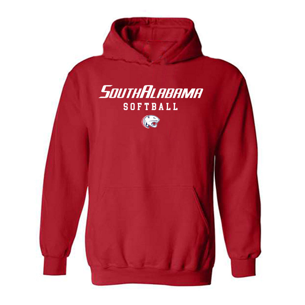 South Alabama - NCAA Softball : Brea Holley - Classic Shersey Hooded Sweatshirt-0