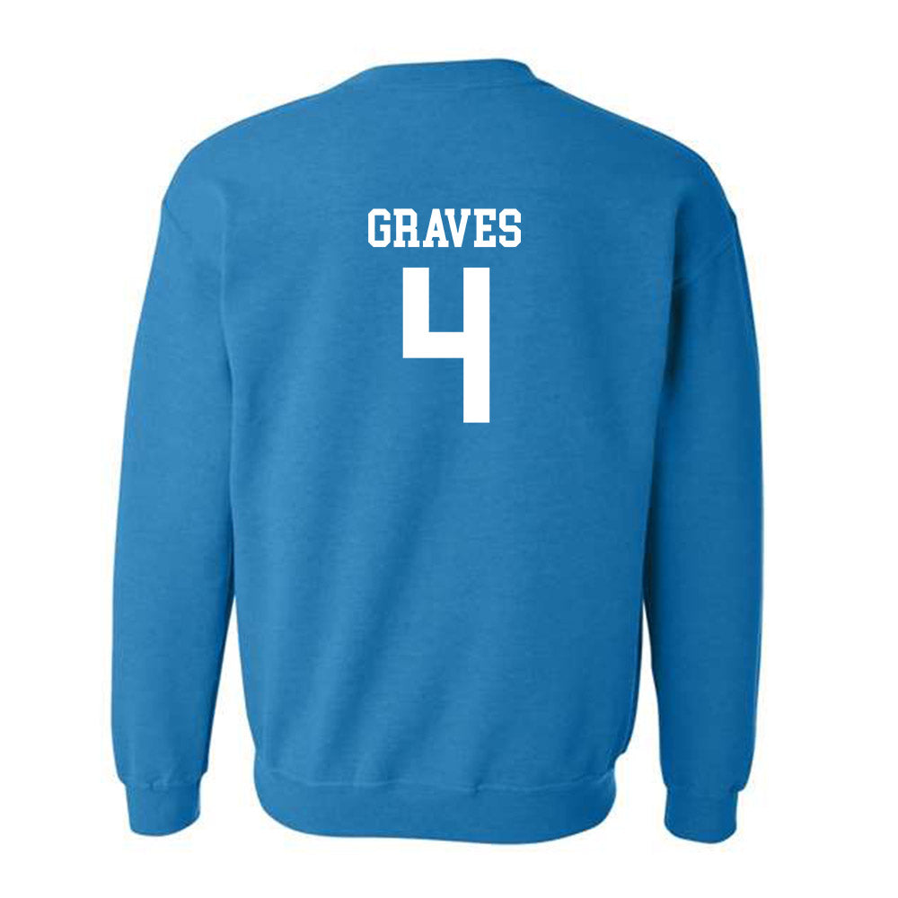 Coastal Carolina - NCAA Football : Bryson Graves - Classic Shersey Crewneck Sweatshirt-1