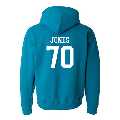 Coastal Carolina - NCAA Football : Daniel Jones - Classic Shersey Hooded Sweatshirt-1