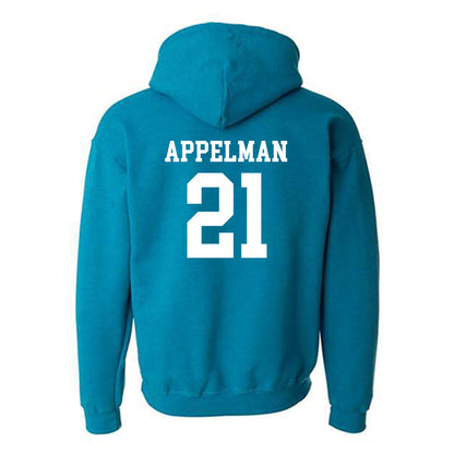 Coastal Carolina - NCAA Baseball : Jaxon Appelman - Classic Shersey Hooded Sweatshirt-1