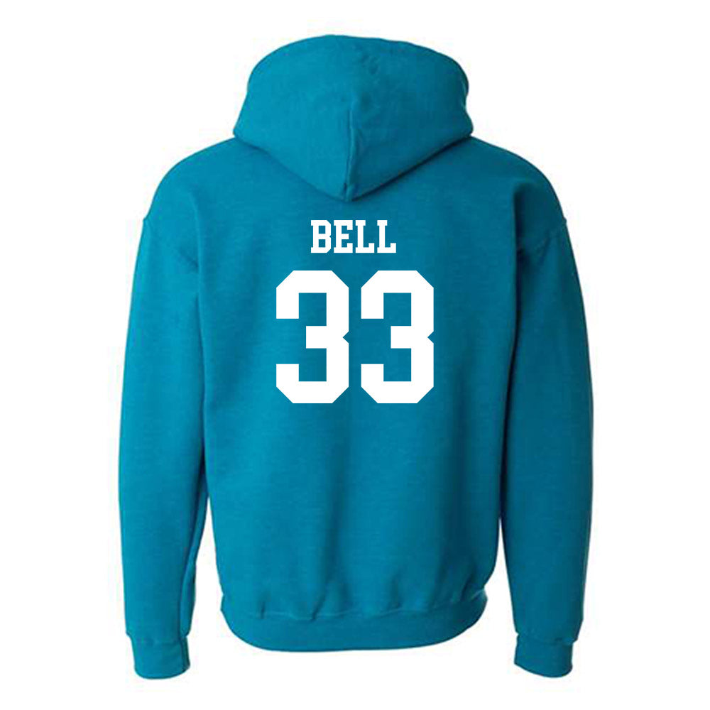  Coastal Carolina - NCAA Baseball : Tadan Bell - Classic Shersey Hooded Sweatshirt-1