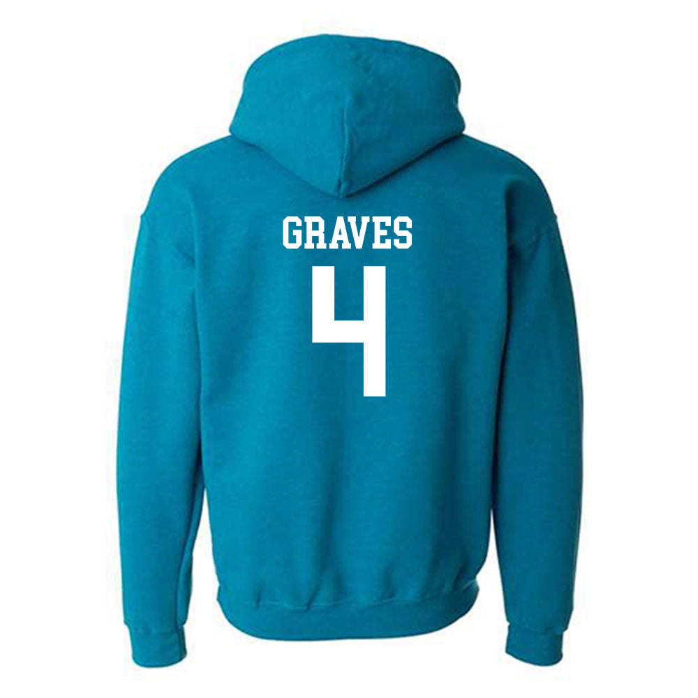 Coastal Carolina - NCAA Football : Bryson Graves - Classic Shersey Hooded Sweatshirt-1