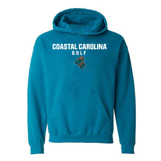 Coastal Carolina - NCAA Men's Golf : Cameron Roberts - Classic Shersey Hooded Sweatshirt-0