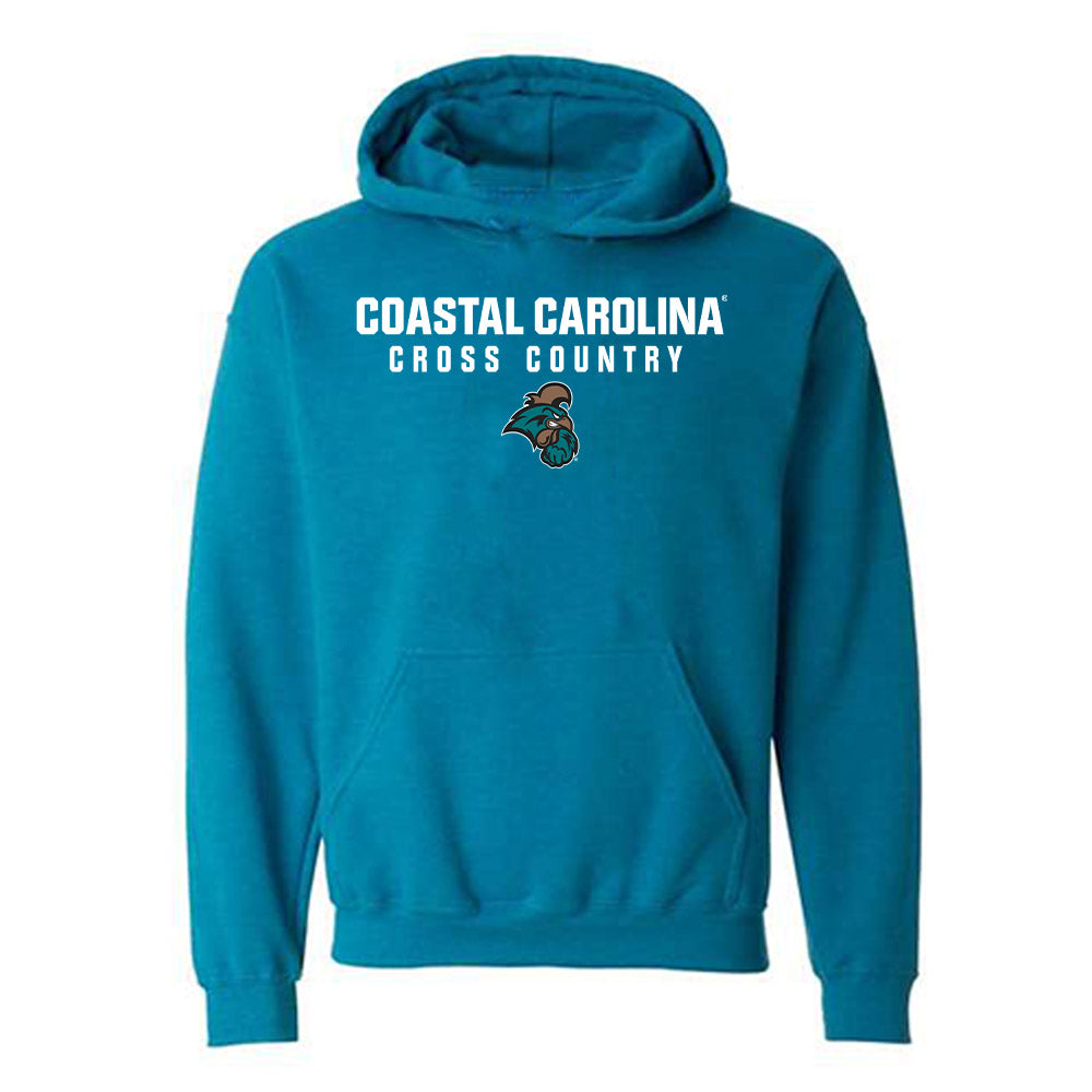 Coastal Carolina - NCAA Men's Cross Country : Adam Groves - Classic Shersey Hooded Sweatshirt-0