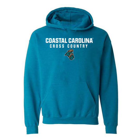 Coastal Carolina - NCAA Men's Cross Country : Adam Groves - Classic Shersey Hooded Sweatshirt-0