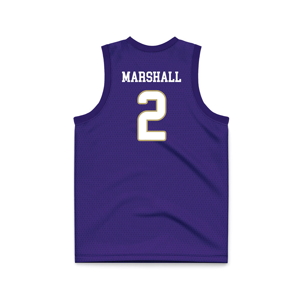 JMU - NCAA Women's Basketball : Kylie Marshall - Purple Basketball Jersey-1