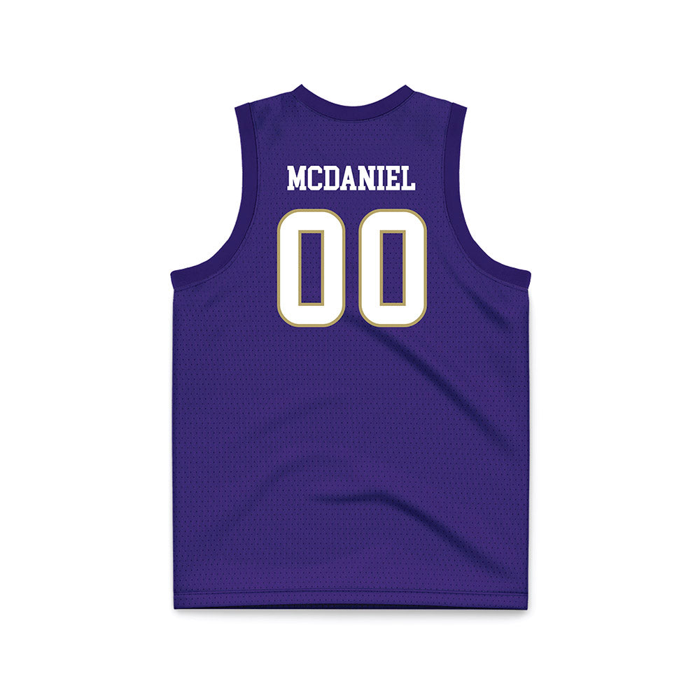 JMU - NCAA Women's Basketball : Peyton McDaniel - Purple Basketball Jersey-1