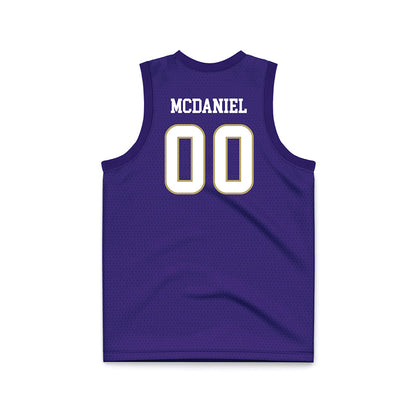 JMU - NCAA Women's Basketball : Peyton McDaniel - Purple Basketball Jersey-1