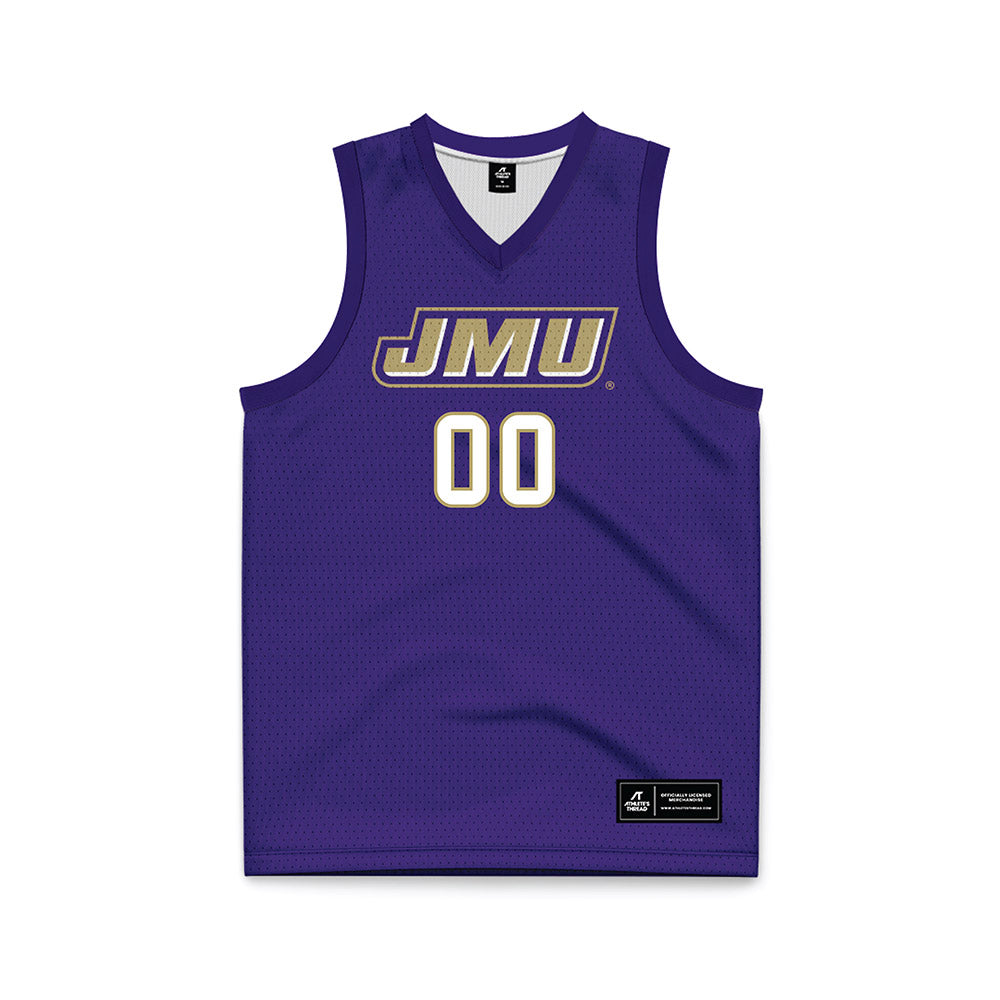 JMU - NCAA Women's Basketball : Peyton McDaniel - Purple Basketball Jersey-0