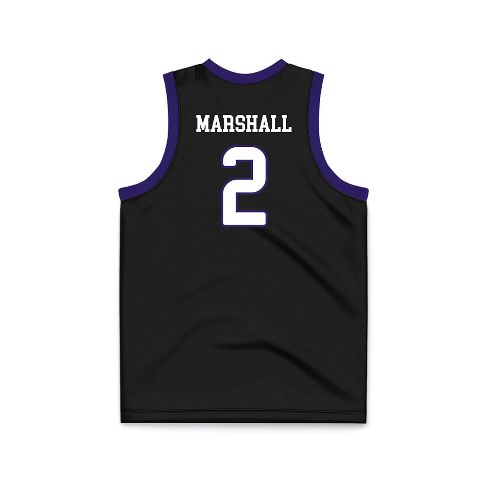 JMU - NCAA Women's Basketball : Kylie Marshall - Black Basketball Jersey-1