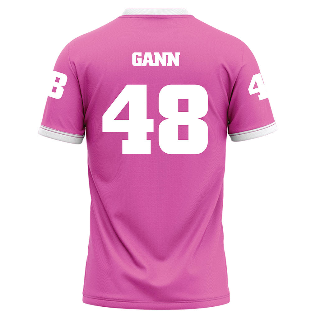  - NCAA Football : Brody Gann - Pink Football Jersey-1