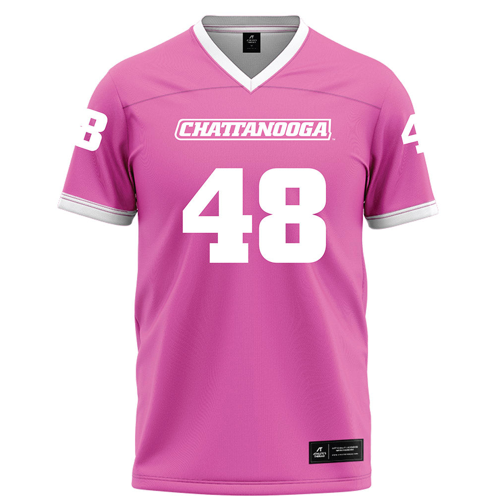  - NCAA Football : Brody Gann - Pink Football Jersey-0