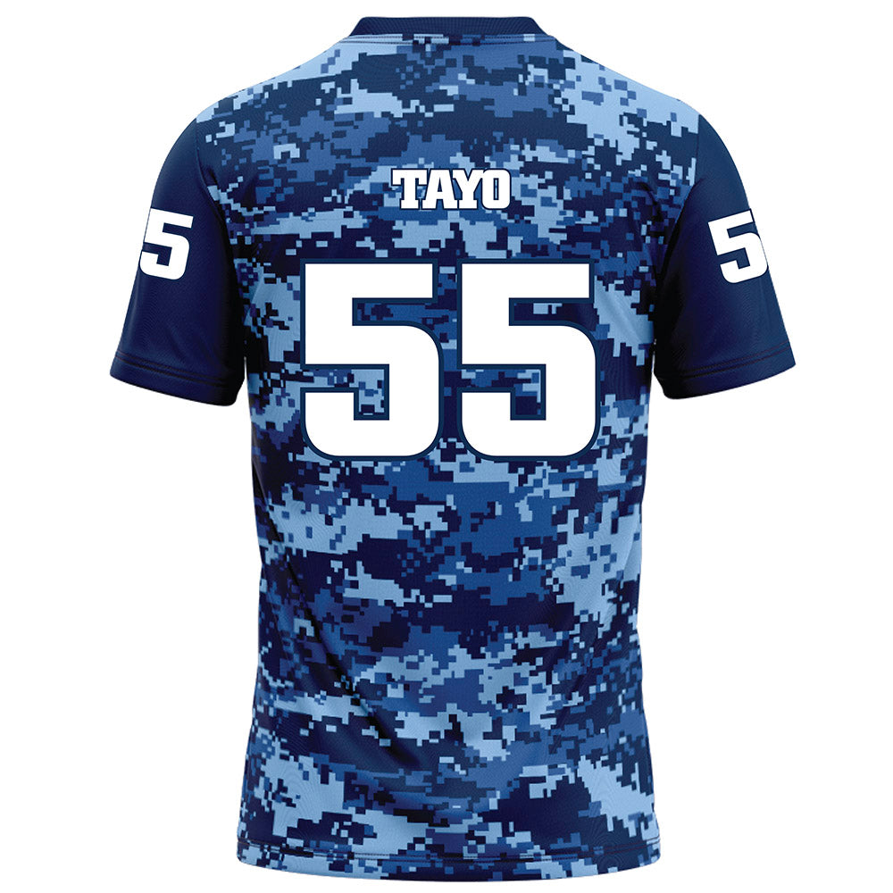 UTC - NCAA Football : Ky Tayo - Navy Blue Camo Football Jersey-1