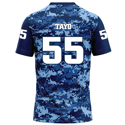 UTC - NCAA Football : Ky Tayo - Navy Blue Camo Football Jersey-1