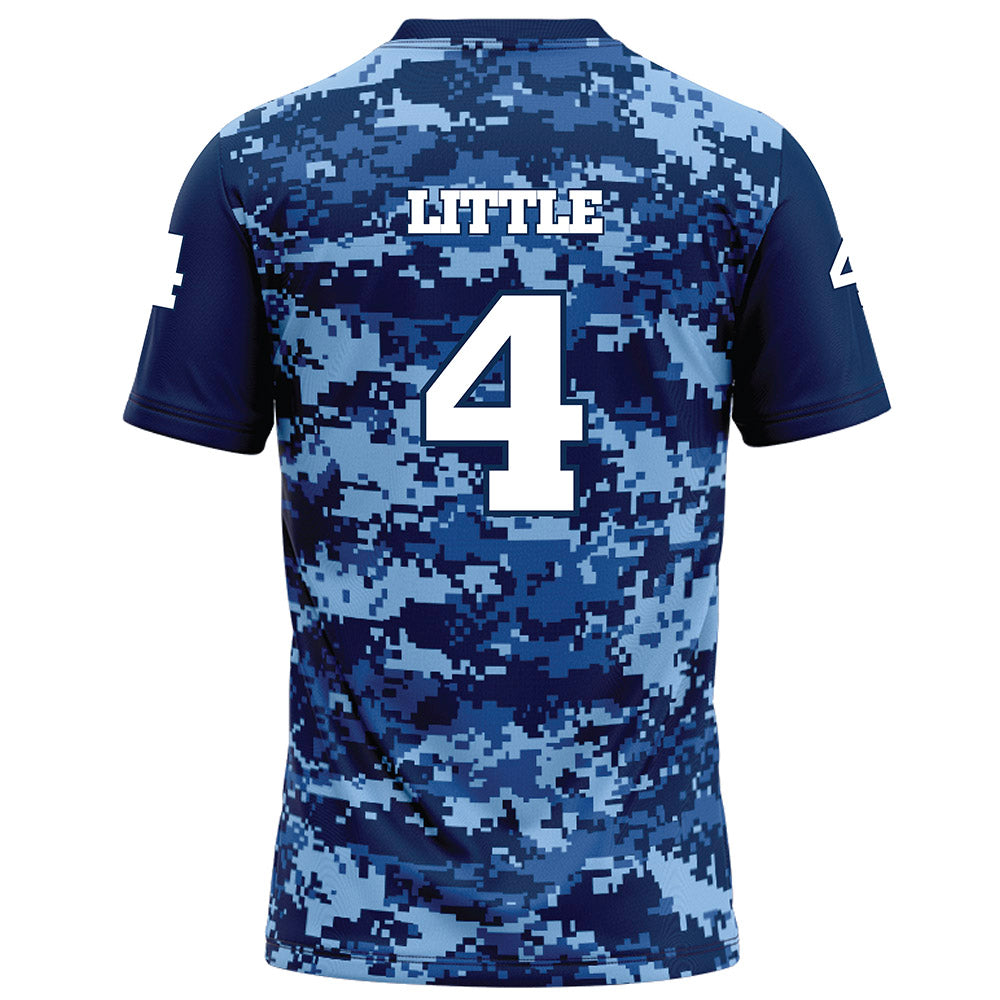 UTC - NCAA Football : AJ Little - Navy Blue Camo Football Jersey-1