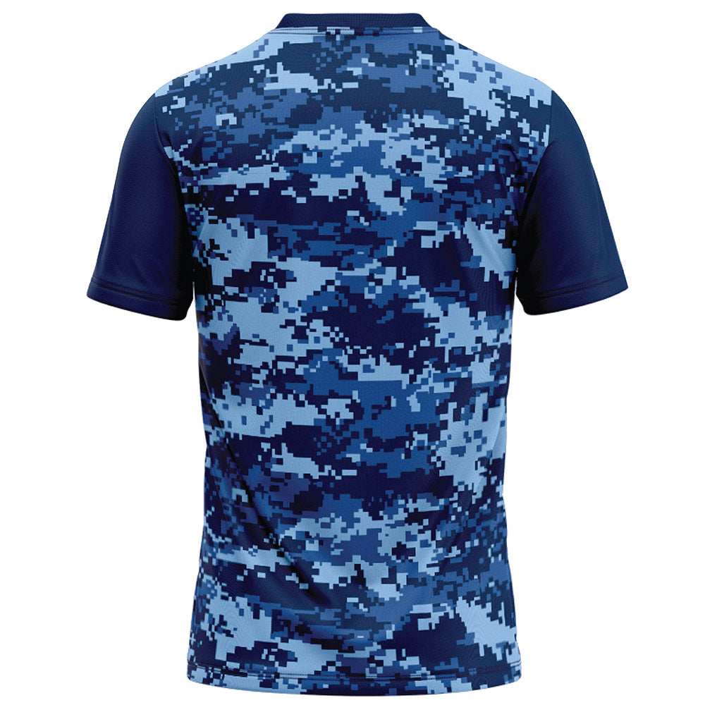 UTC - NCAA Football : - Navy Blue Camo Football Jersey-1