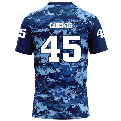 UTC - NCAA Football : Drake Luckie - Navy Blue Camo Football Jersey-1