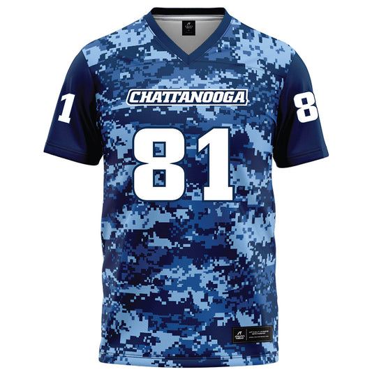 UTC - NCAA Football : Brohns Donaldson - Navy Blue Camo Football Jersey-0