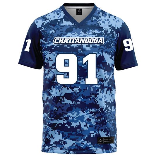 UTC - NCAA Football : Montrell Henderson - Navy Blue Camo Football Jersey-0