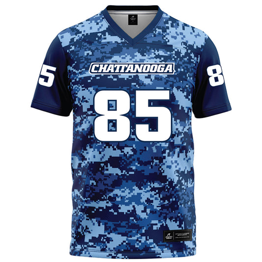 UTC - NCAA Football : Nathaniel Eberly-Rodriguez - Navy Blue Camo Football Jersey-0