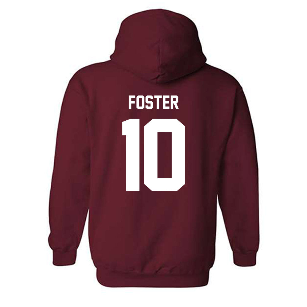 NCCU - NCAA Women's Basketball : Shakiria Foster - Classic Shersey Hooded Sweatshirt-1