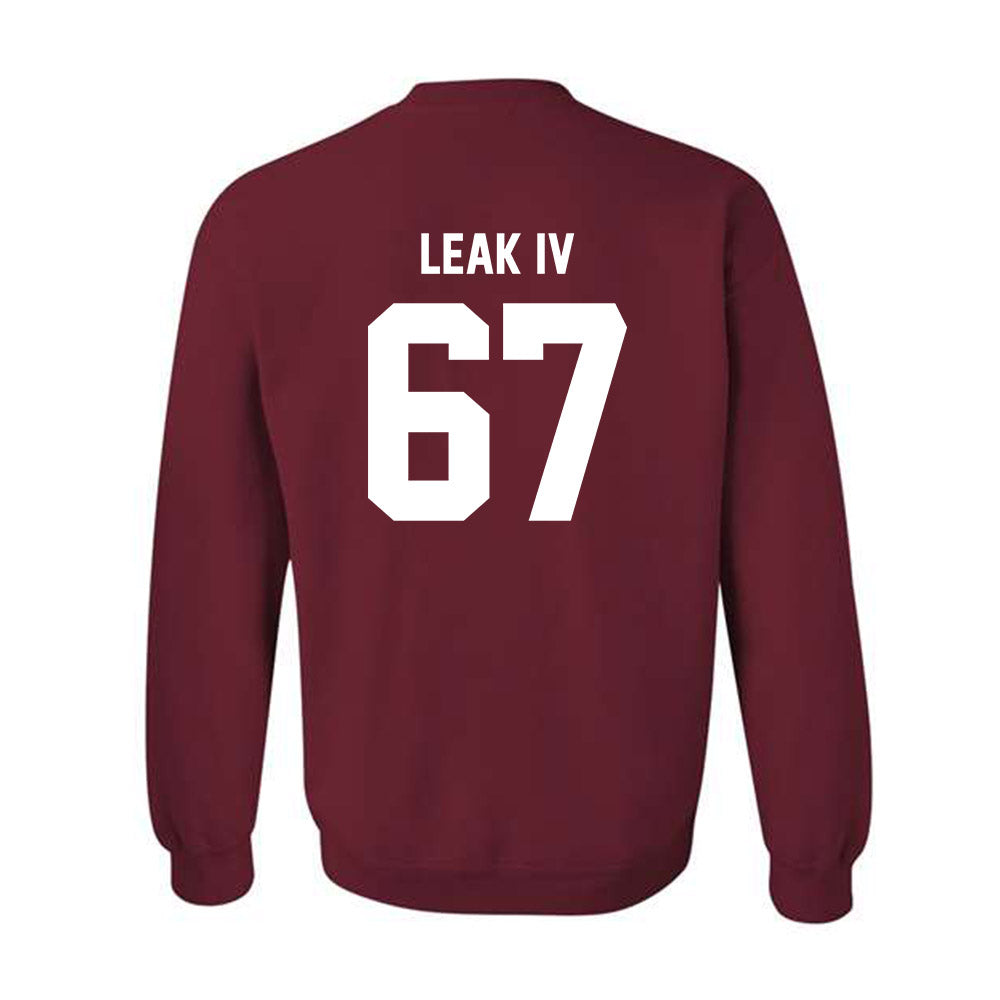 NCCU - NCAA Football : Cicero Leak IV - Classic Shersey Crewneck Sweatshirt-1
