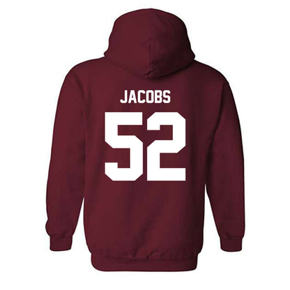 NCCU - NCAA Football : David Jacobs - Classic Shersey Hooded Sweatshirt-1