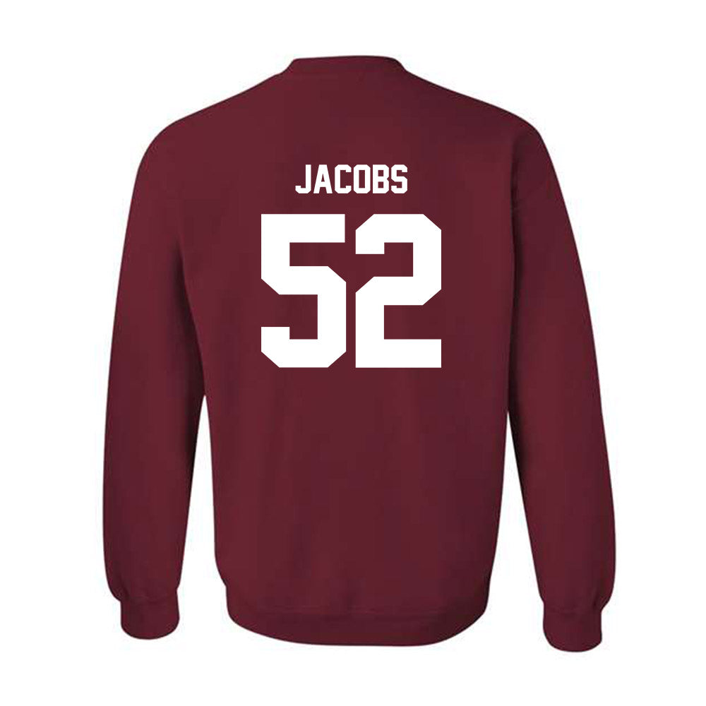 NCCU - NCAA Football : David Jacobs - Classic Shersey Crewneck Sweatshirt-1