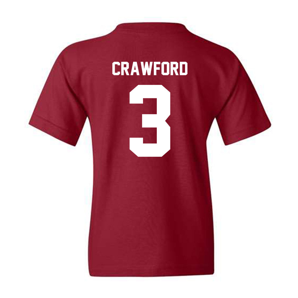 NCCU - NCAA Men's Basketball : Terrence Crawford - Classic Shersey Youth T-Shirt