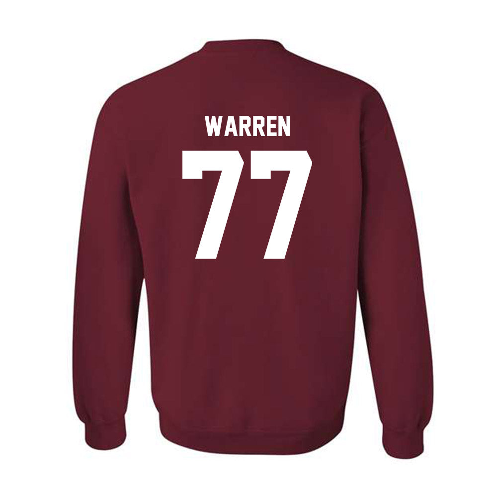 NCCU - NCAA Football : Seven Warren - Classic Shersey Crewneck Sweatshirt