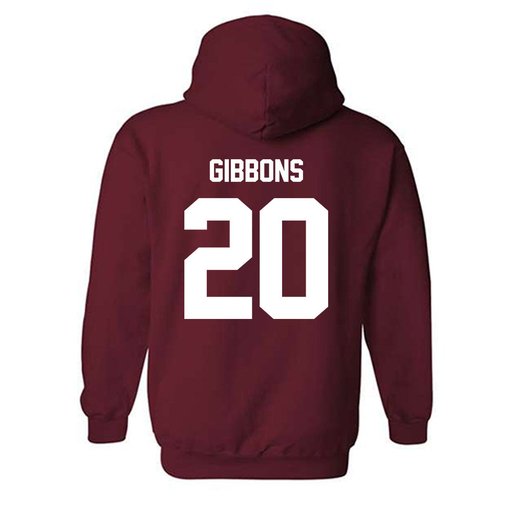NCCU - NCAA Women's Volleyball : Hailey Gibbons - Classic Shersey Hooded Sweatshirt-1