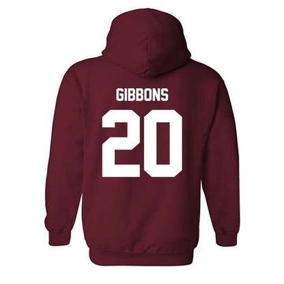 NCCU - NCAA Women's Volleyball : Hailey Gibbons - Classic Shersey Hooded Sweatshirt-1