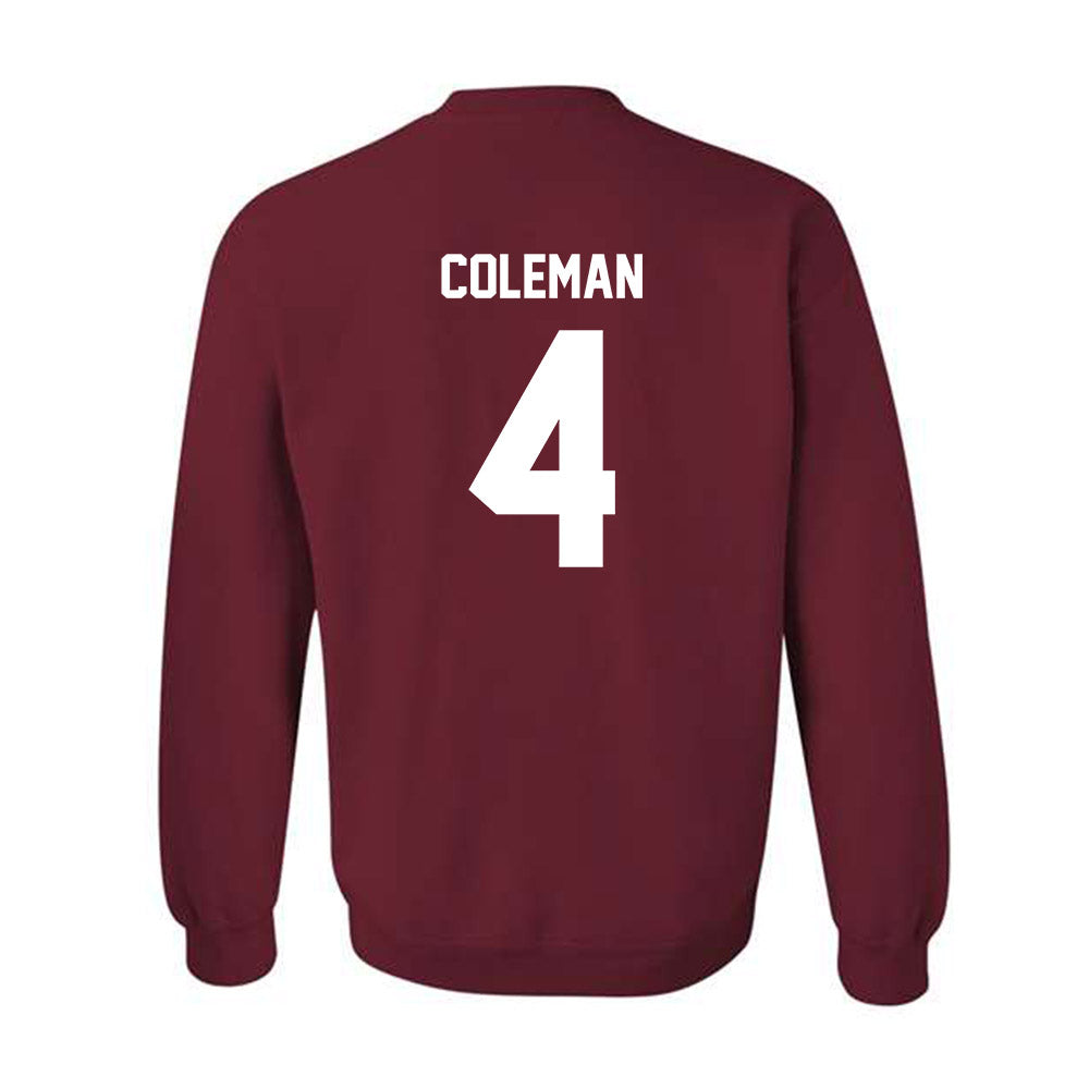NCCU - NCAA Women's Basketball : Tierney Coleman - Classic Shersey Crewneck Sweatshirt-1