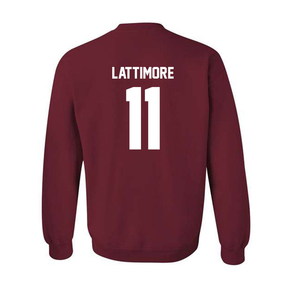NCCU - NCAA Men's Basketball : Gage Lattimore - Classic Shersey Crewneck Sweatshirt-1