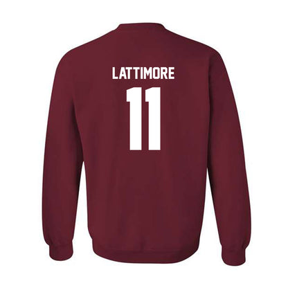 NCCU - NCAA Men's Basketball : Gage Lattimore - Classic Shersey Crewneck Sweatshirt-1