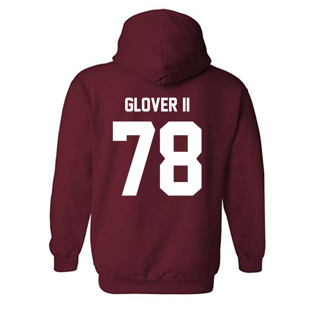 NCCU - NCAA Football : Kino Glover II - Classic Shersey Hooded Sweatshirt-1
