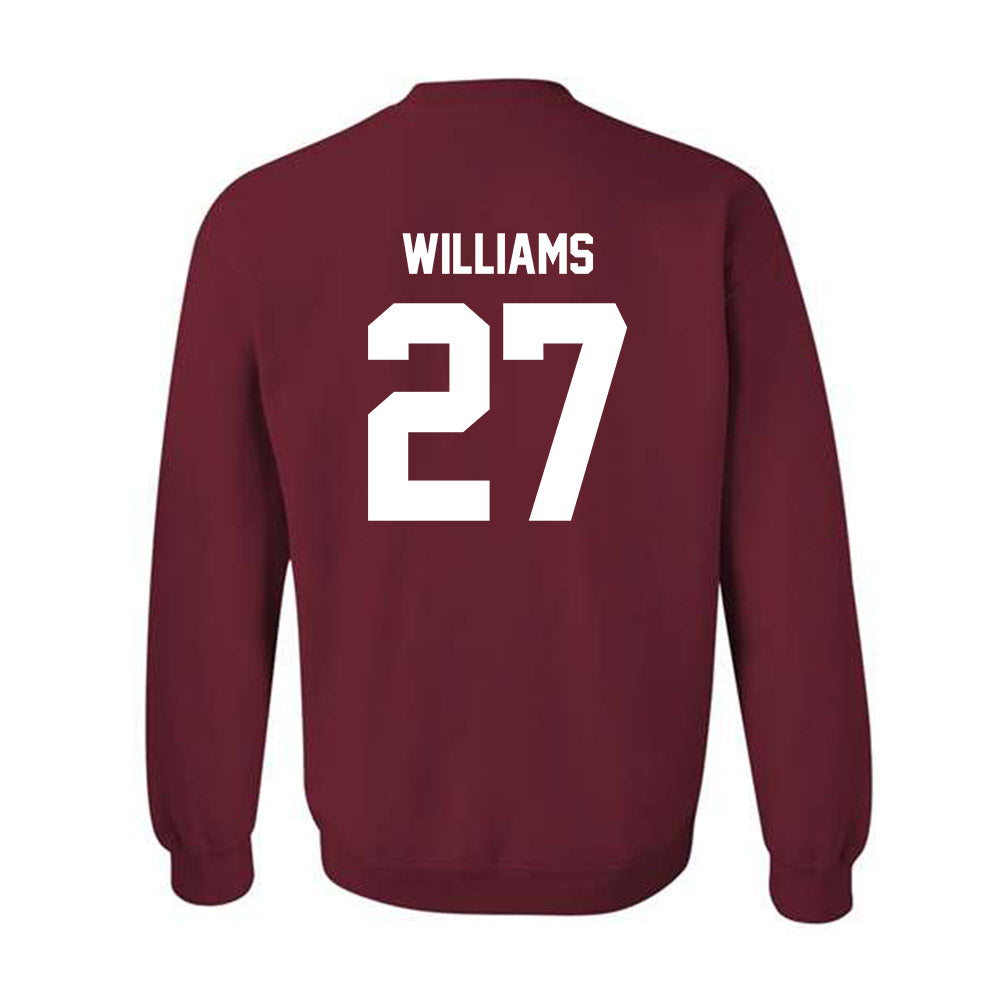 NCCU - NCAA Football : Cameron Williams - Classic Shersey Crewneck Sweatshirt-1