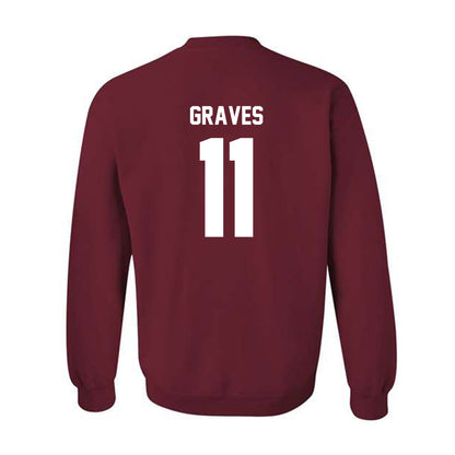 NCCU - NCAA Softball : Makiya Graves - Classic Shersey Crewneck Sweatshirt