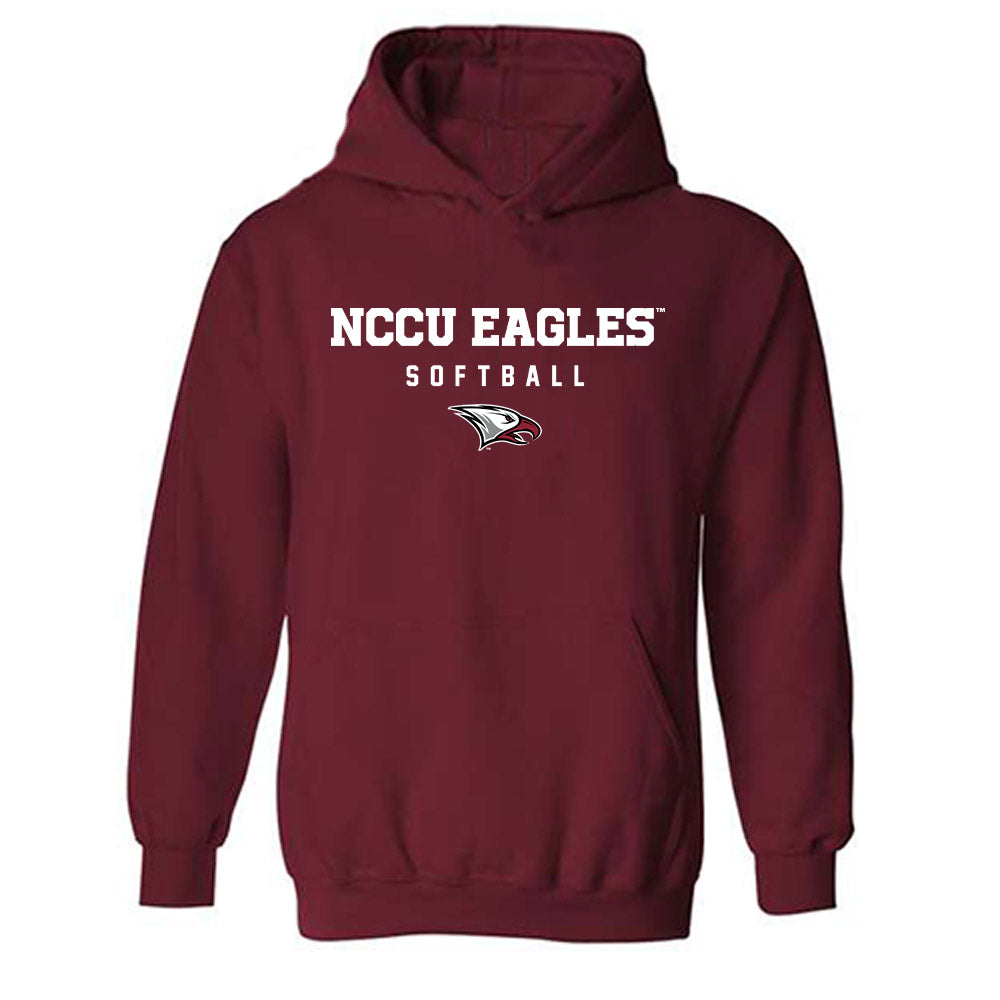 NCCU - NCAA Softball : Jaylah Barr - Classic Shersey Hooded Sweatshirt