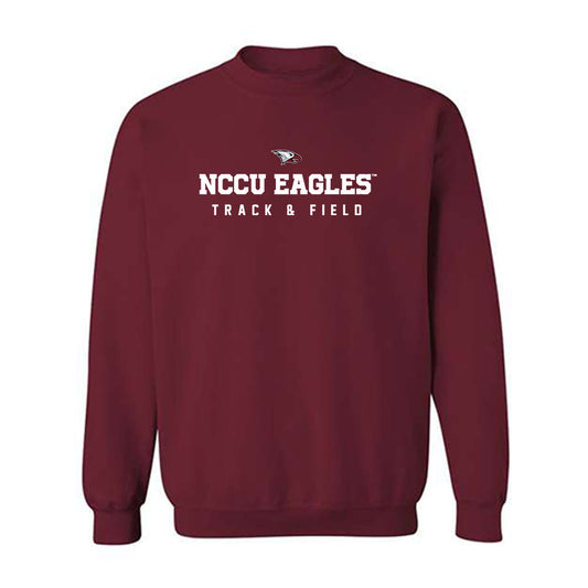 NCCU - NCAA Men's Track & Field : Savon Hatchell - Classic Shersey Crewneck Sweatshirt