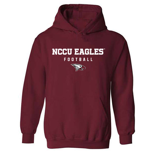 NCCU - NCAA Football : Brian Hardy - Classic Shersey Hooded Sweatshirt-0